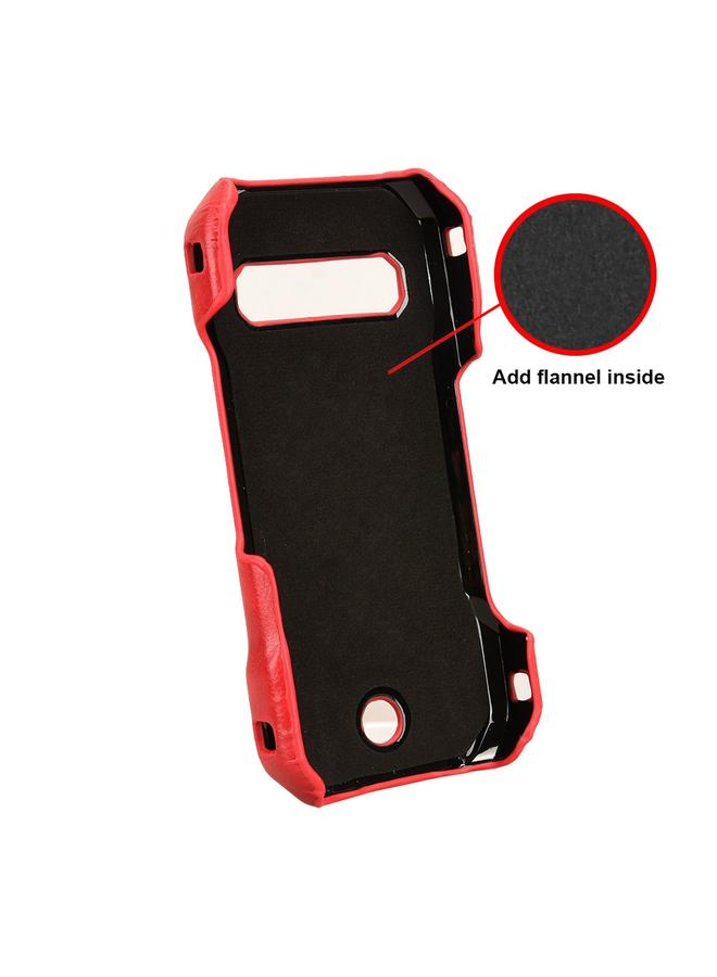 اس-توب جراب خلفي لهاتف Kyocera Torque G06 KYG03 بنسيج الليتشي - Image 5