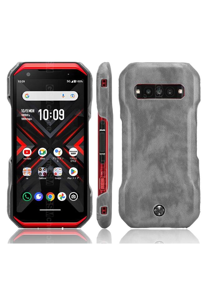 اس-توب جراب خلفي لهاتف Kyocera Torque G06 KYG03 بنسيج الليتشي - Image 1