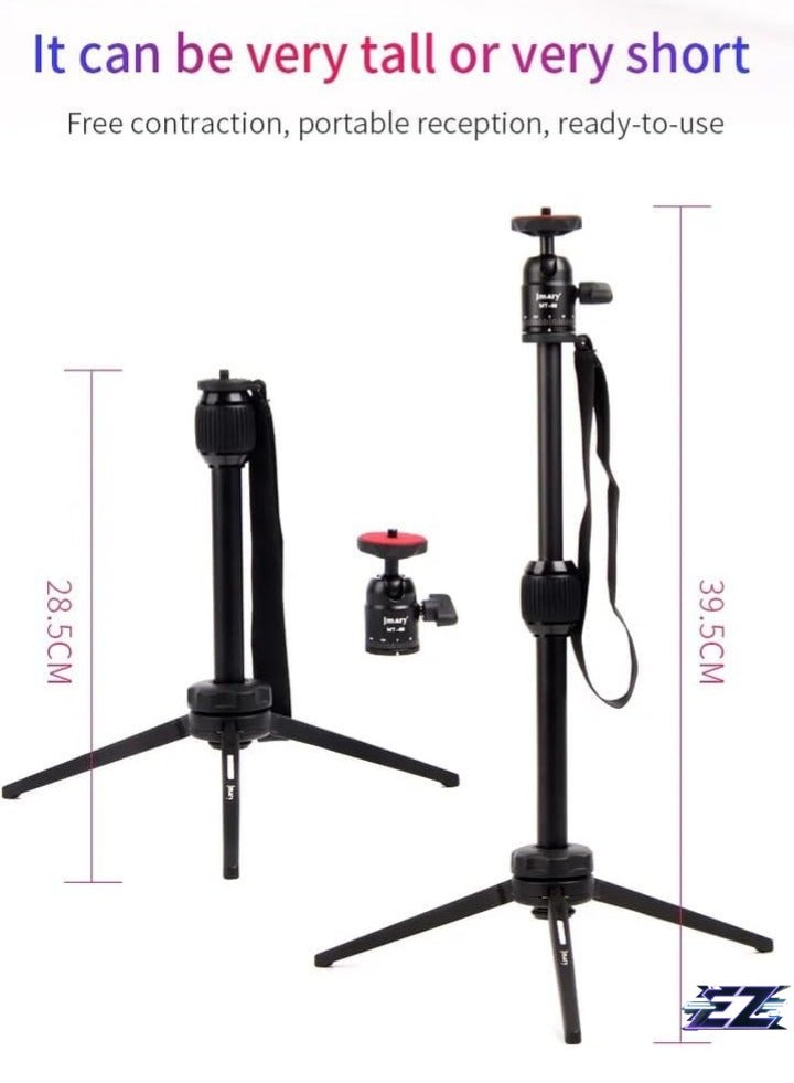 ELTRAZONE Table Tripod Stand – Lightweight Aluminum, 39.5cm Max Height, 3kg Load Capacity, Mobile & Camera - Image 2