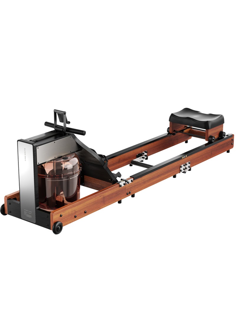 KINGSMITH - Foldable Rowing Machine WR1,Space-Saving Rowing Machine with Water Resistance,Easy to Fold and Store at Home - App Compatible,LED Display - Image 1