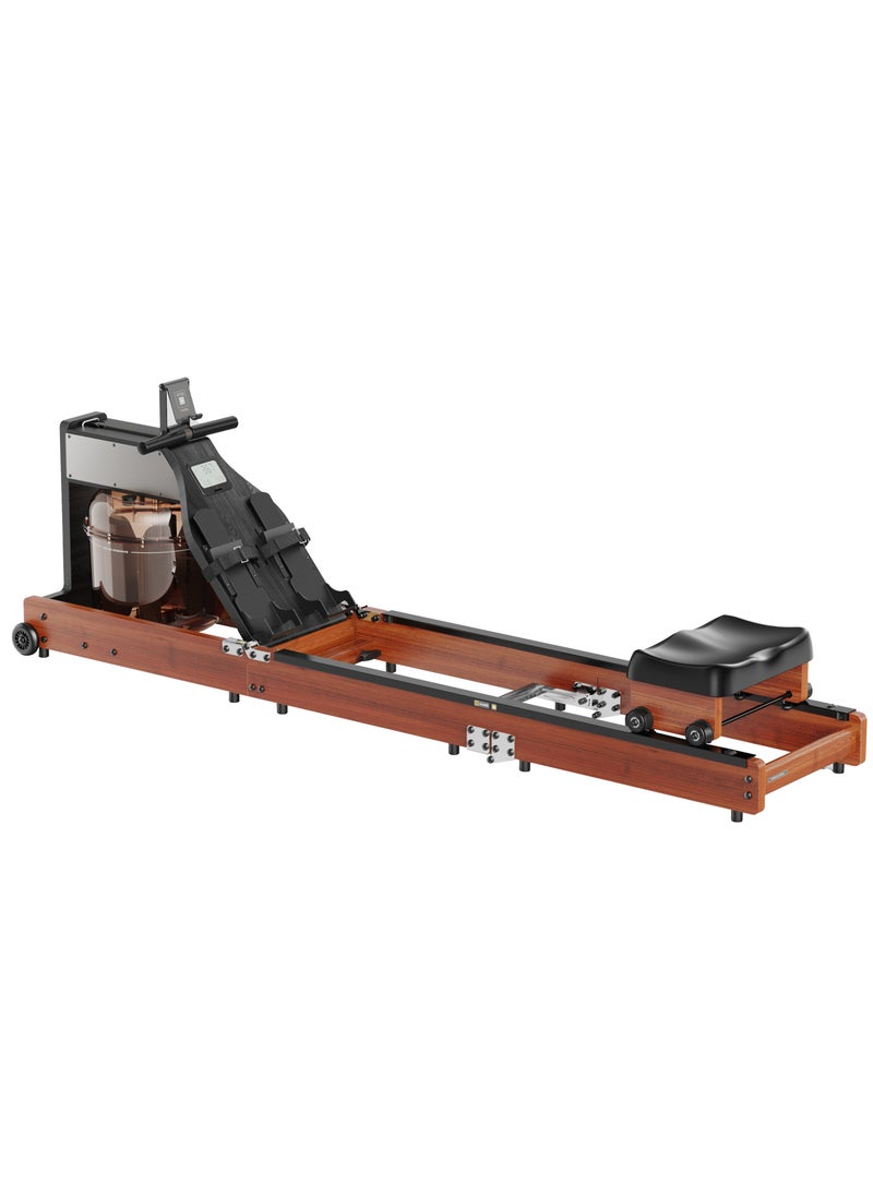 KINGSMITH - Foldable Rowing Machine WR1,Space-Saving Rowing Machine with Water Resistance,Easy to Fold and Store at Home - App Compatible,LED Display - Image 1