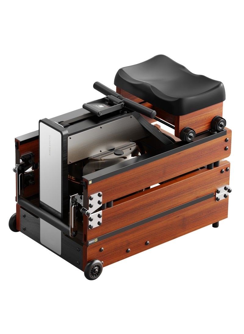 KINGSMITH - Foldable Rowing Machine WR1,Space-Saving Rowing Machine with Water Resistance,Easy to Fold and Store at Home - App Compatible,LED Display - Image 1