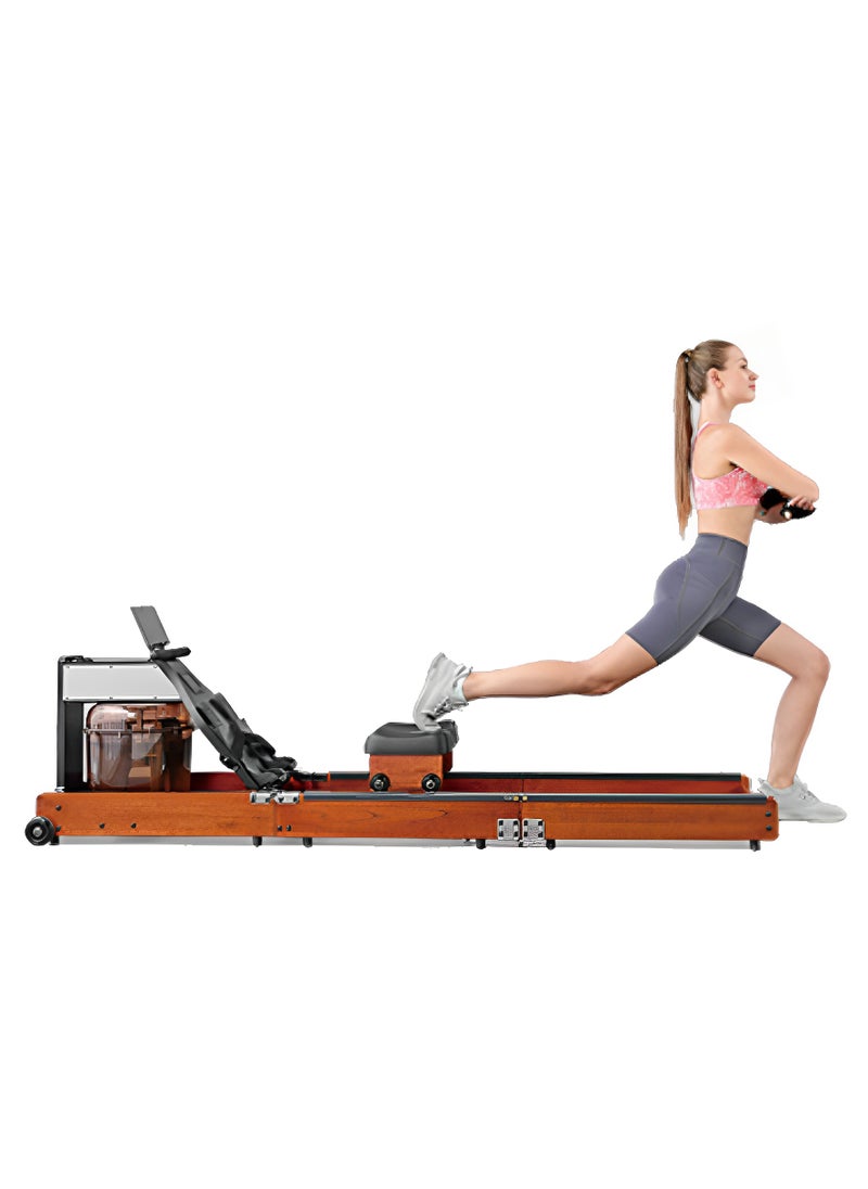 KINGSMITH - Foldable Rowing Machine WR1,Space-Saving Rowing Machine with Water Resistance,Easy to Fold and Store at Home - App Compatible,LED Display - Image 1