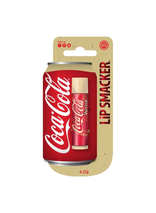 Lip Smacker Coca Cola  Lip Balm Blister - Vanilla 4.0g New