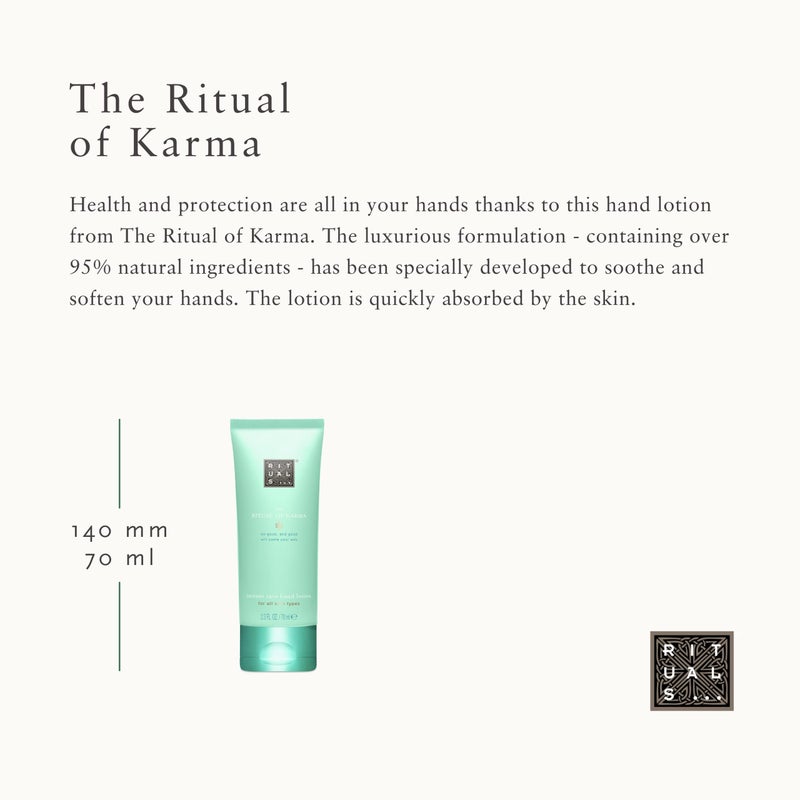 RITUALS Karma Hand Lotion - Nourishing Lotion with Holy Lotus & White Tea - 2.4 Fl Oz - Image 3