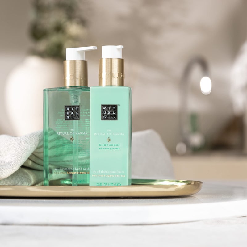RITUALS Karma Hand Lotion - Nourishing Lotion with Holy Lotus & White Tea - 2.4 Fl Oz - Image 2