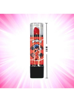 Miraculous Ladybug Cosmetic Lipstick Set - 7 Fruit Scented Color-Changing Lipsticks For Kids - Transforming Lipsticks Turn Pink - Magic Lipsticks Gift Set - Safe & Fun Makeup Kit, Great Holiday Gifts  - Image 3