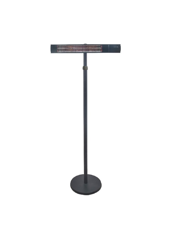 هوت سبوت سخان فناء كهربائي قائم بذاته مقاوم للطقس مع قاعدة متينة أسود 87.3 × 45.3 × 21.5 سم ZHQ2580-RM-LS-ADC