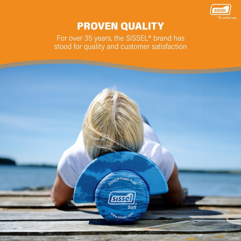 SISSEL Pilates Roller Head Align Dynamic | Optimal Body Alignment & Comfort | Innovative Tool | Skin-Friendly Soft EVA | Flexible for All Rollers - Image 3