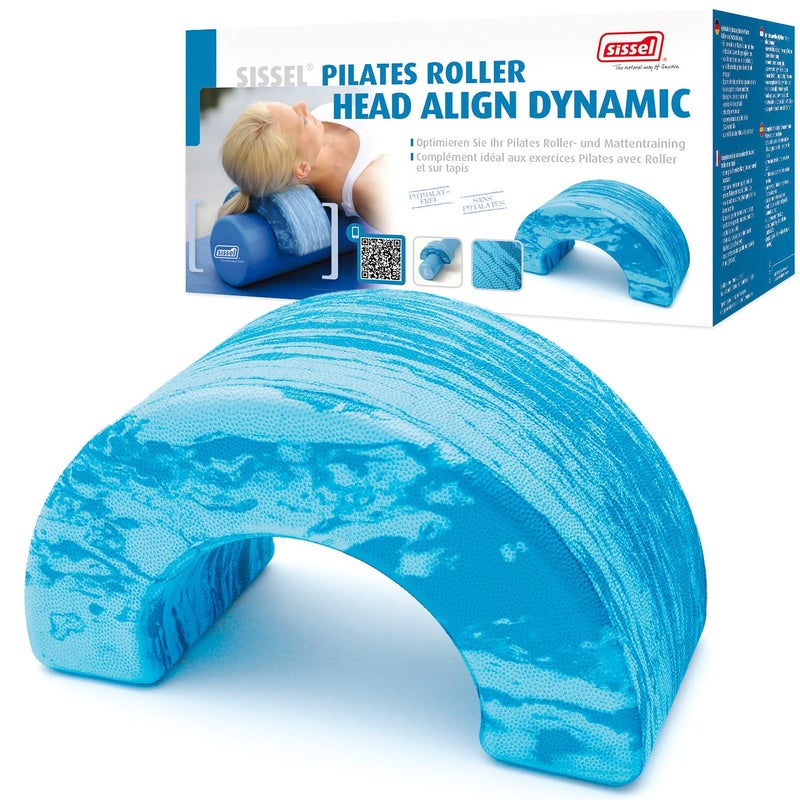 SISSEL Pilates Roller Head Align Dynamic | Optimal Body Alignment & Comfort | Innovative Tool | Skin-Friendly Soft EVA | Flexible for All Rollers - Image 1