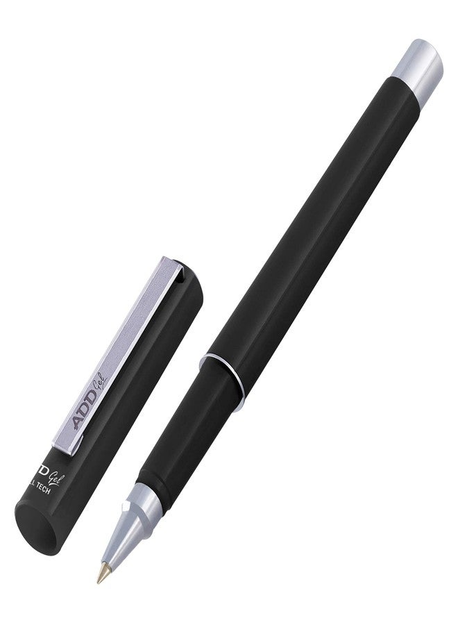 ADD Gel أقلام جل ADD GEL Roll Tech - أسود، مجموعة من 3 أقلام - Image 4