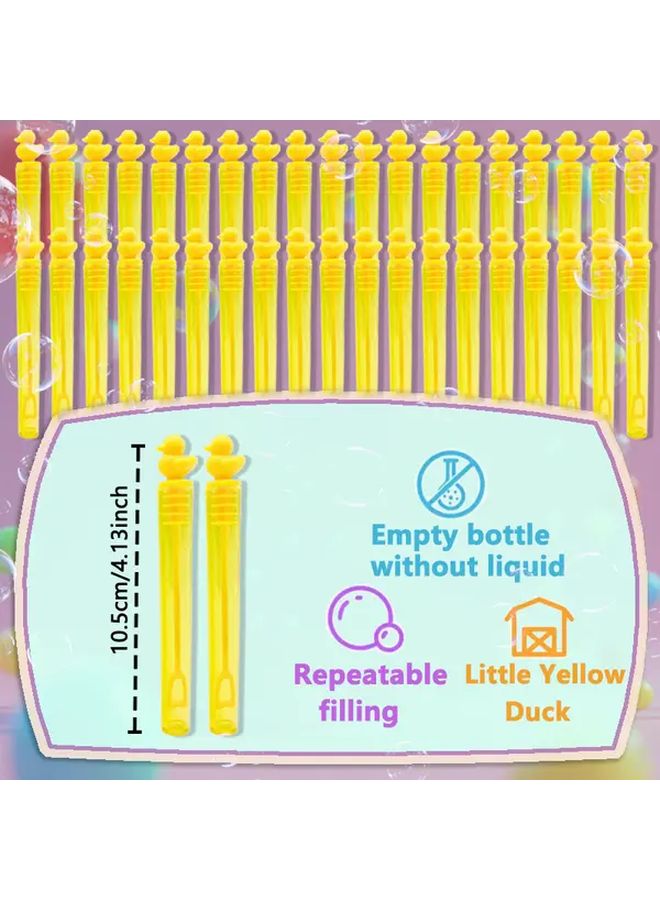No Liquid Mini Yellow Duck Bubble Bottles 12 Pcs Per Bag Battery Free Feather Free Kids Birthday Party Decorations Classroom Graduation Christmas New Year Valentine Gifts - Image 3