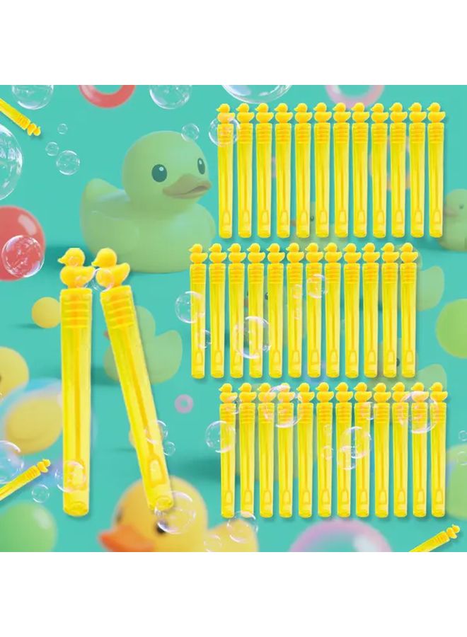 No Liquid Mini Yellow Duck Bubble Bottles 12 Pcs Per Bag Battery Free Feather Free Kids Birthday Party Decorations Classroom Graduation Christmas New Year Valentine Gifts - Image 1