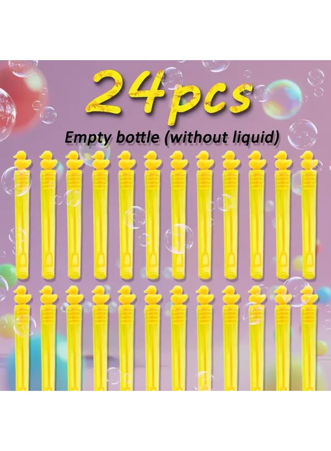 No Liquid Mini Yellow Duck Bubble Bottles 12 Pcs Per Bag Battery Free Feather Free Kids Birthday Party Decorations Classroom Graduation Christmas New Year Valentine Gifts - Image 4