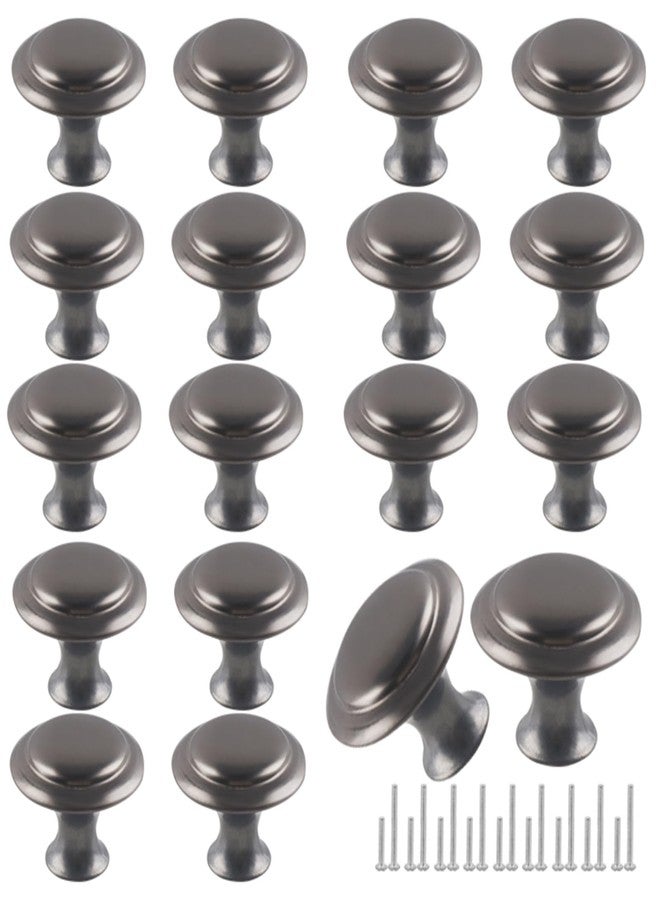 Romeda 18 Piece Drawer Knobs, 30mm Gray Cabinet Knobs, Dresser & Kitchen Drawer Pulls with Screw - Image 1