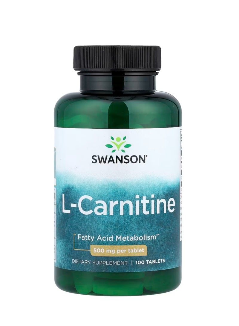 سوانسون ل-كارنيتين 100 قرص - Image 1