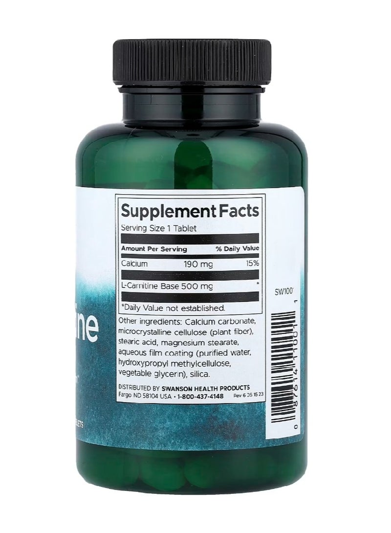 سوانسون ل-كارنيتين 100 قرص - Image 2