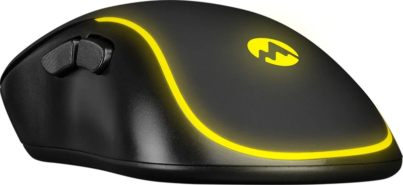 ايفرست ماوس ألعاب SM-G58 X-Hammer 7D بضوء LED ودقة 7200 DPI أسود