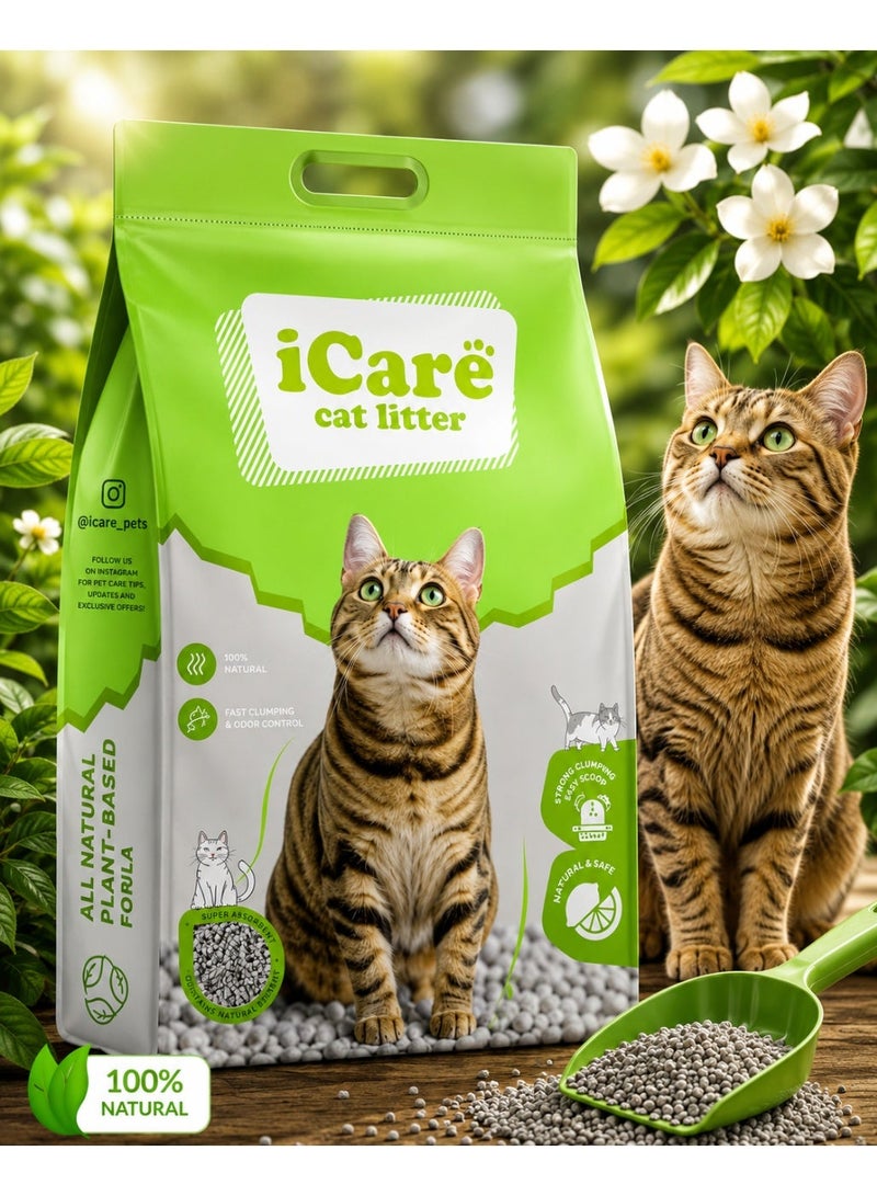 iCare Bentonite Cat Litter - Apple Flavour - 25L - Image 1