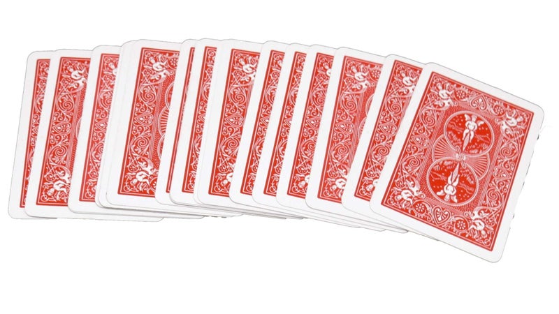 Royal Magic RED Back BLANK Face Magic Playing Cards by Bicycle by Royal Magic