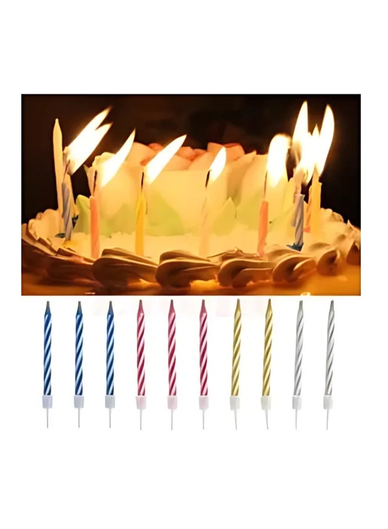 Magic Trick Birthday Candle Set – 10 Pieces - Image 3