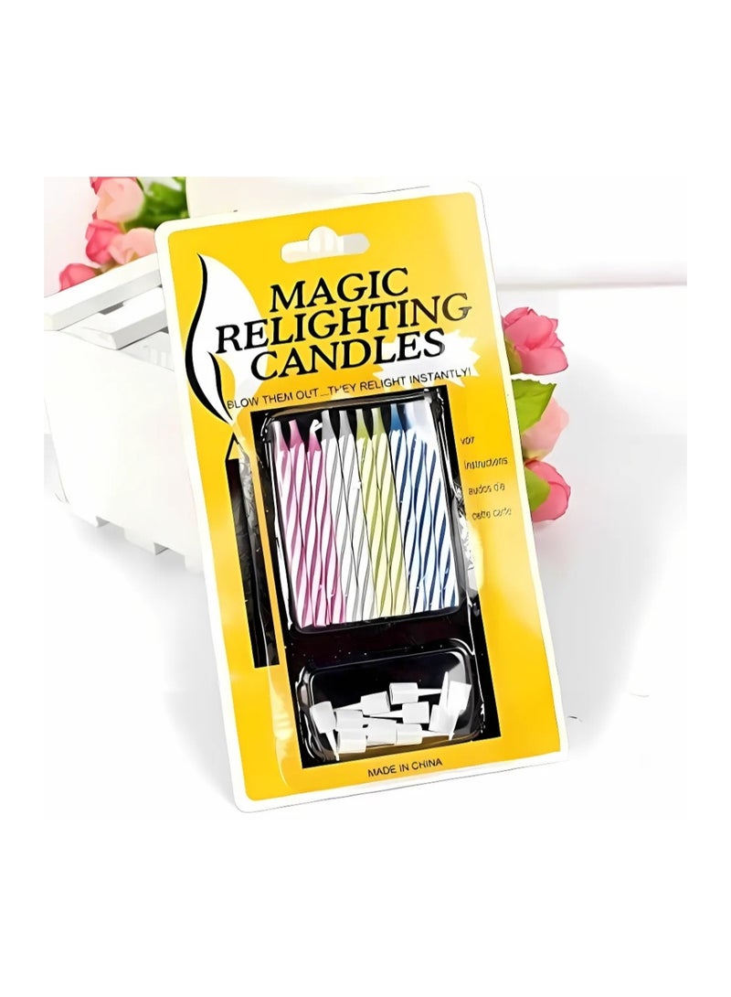 Magic Trick Birthday Candle Set – 10 Pieces - Image 5