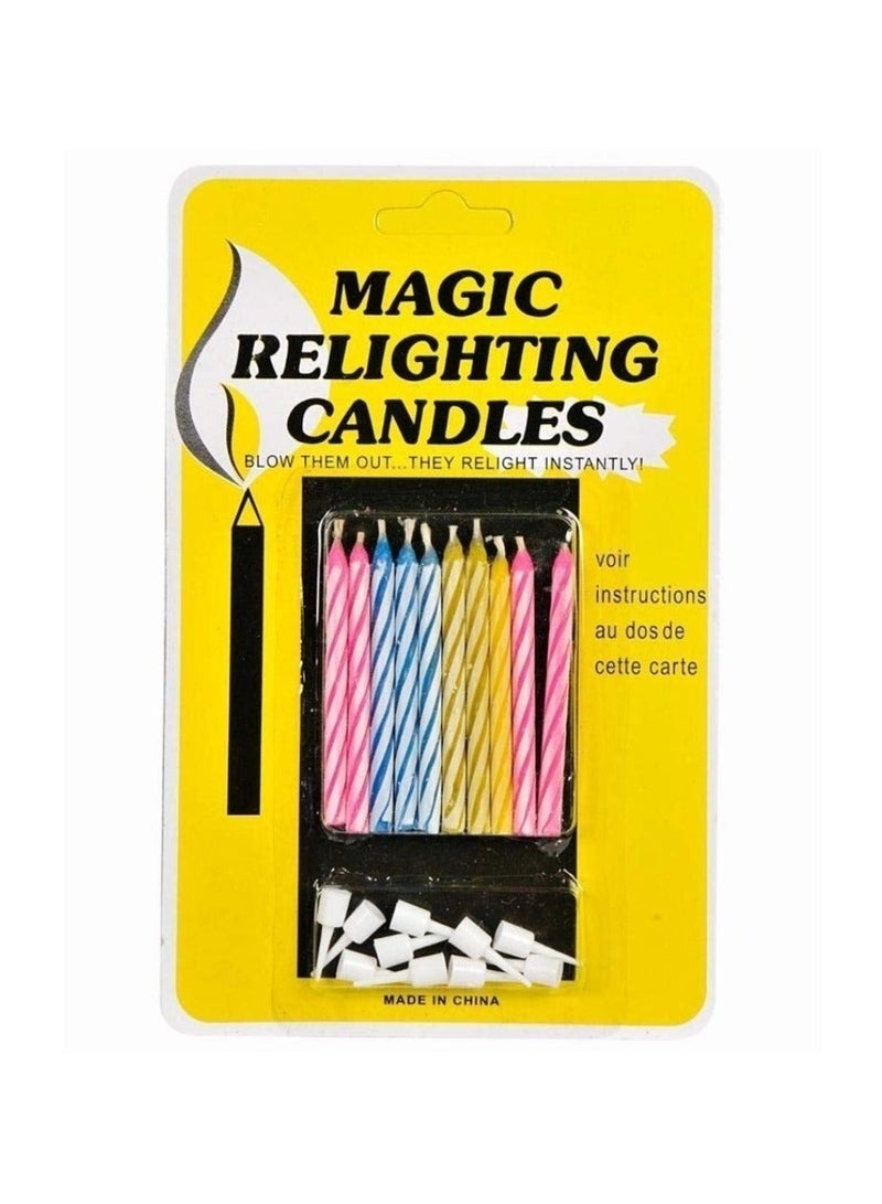 Magic Trick Birthday Candle Set – 10 Pieces - Image 2