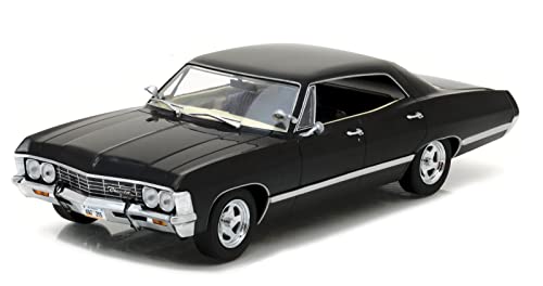 GreenLight سيارة شيفروليه إمبالا سبورت سيدان 1967 بمقياس 1:24 - أسود توكسيدو 84035 [الشحن من كندا] - Image 5