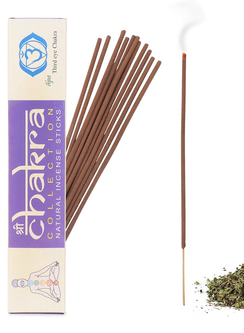 OPIUM Seven Beautiful Fragrance Incense Sticks Solar Plexus, Root, Sacral, Heart, Throat, Third Eye, Crown Chakra For Meditation, Worship, Yoga, Stress Relief 100Percent Natural Non Toxic Pack Of 7, 12 Sticks - Image 3