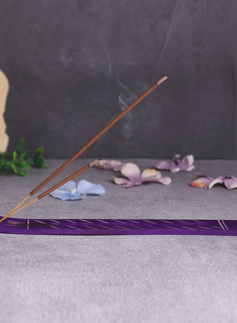 OPIUM Seven Beautiful Fragrance Incense Sticks Solar Plexus, Root, Sacral, Heart, Throat, Third Eye, Crown Chakra For Meditation, Worship, Yoga, Stress Relief 100Percent Natural Non Toxic Pack Of 7, 12 Sticks - Image 5