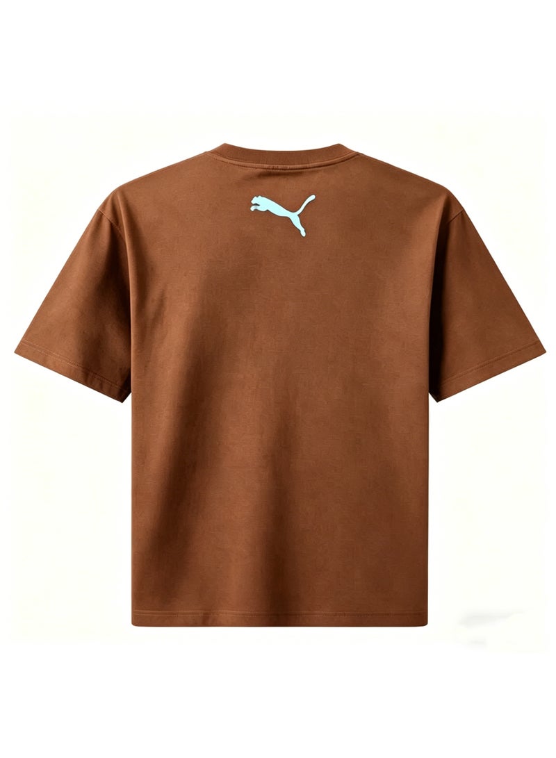 Puma "All in Good Time" 3D Cartoon Character Cotton  T-Shirt-XXL - Image 4