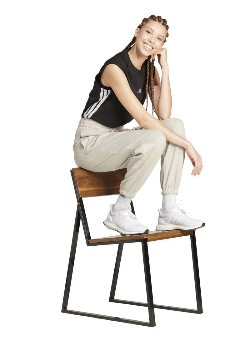 Adidas Essentials Small Logo French Terry Cuffed Pants - Image 3