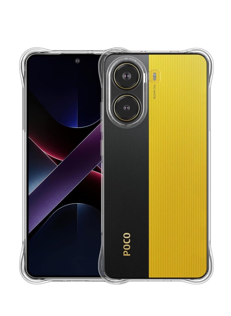 JAJEEK Premium Silicone Bumper Case for Xiaomi Poco X7 Pro 5G – Reinforced Corners, Camera Protection, Shockproof Protective Case – Durable, Slim Fit Cover for Xiaomi Poco X7 Pro 5G - Image 1