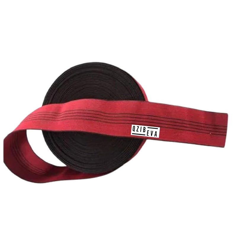 QZIBEVA 12 Metre Red Elastic 2 Inch Sofa Band for Sewing High Elasticity Stretchy Knit Elastic Bands Crafts ITEMBE33BJ20 - Image 1