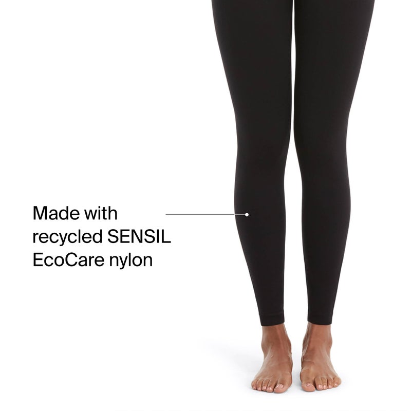 Spanx Womens Seamless Print Leggings Black SM 24 - Image 5