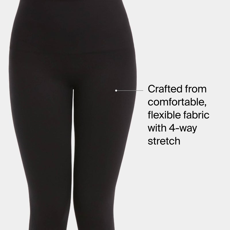 Spanx Womens Seamless Print Leggings Black SM 24 - Image 3