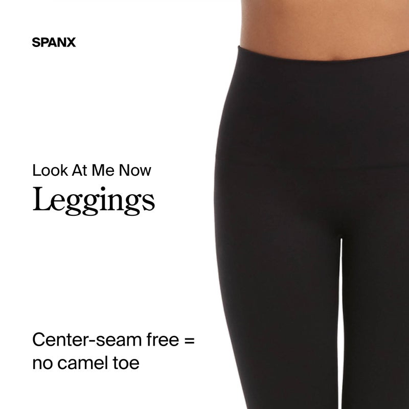 Spanx Womens Seamless Print Leggings Black SM 24 - Image 2