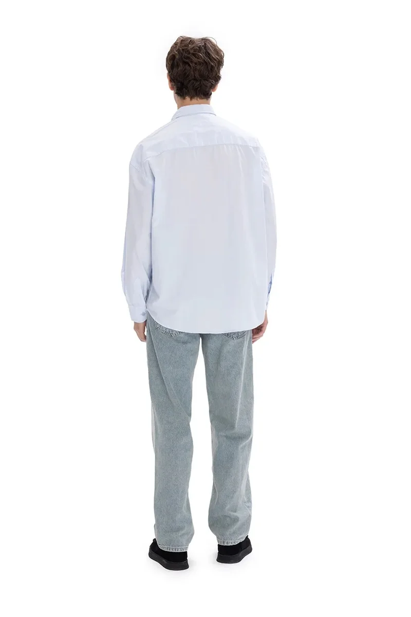 Giesto Powder Blue GIESTO Regular Fit Button Collar Pocket Shirt for Men | Best Price UAE