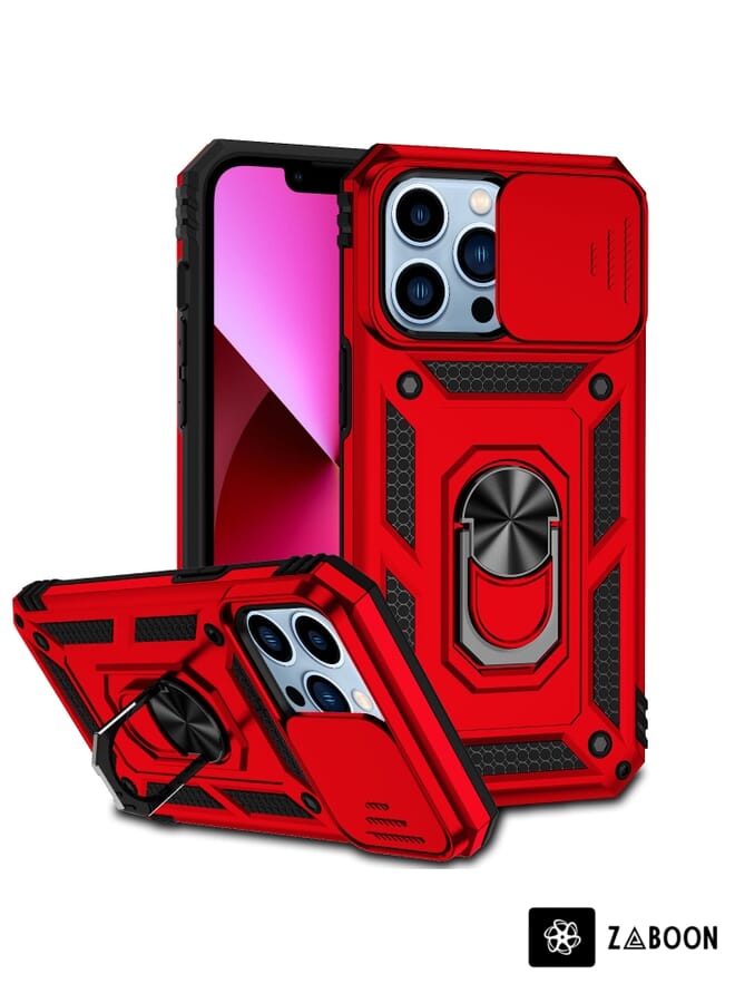 Zaboon Protective Case Cover For iPhone 13 Pro Max Sliding Camshield Holder - Image 1