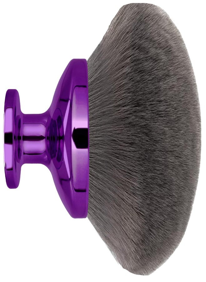 EOICCEOH Extra Large Body Makeup Brush For Self Tanner, Leg Makeup &Bronzer Blend,90 mm Wide-headed Kabuki Brush Provides More Even &Pretty Application, Sunscreen Face& Back Makeup Brush, Wet&Dry Use- Purple - Image 1