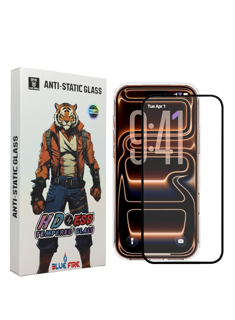 BlueFire Tempered Glass Screen Protector for Apple iPhone 17 5G (2025) – 1 Pack, Ultra HD Clarity, Full Glue Adhesive, Edge-to-Edge Coverage, Anti-Scratch, Bubble-Free, Precision-Cut, Enhanced Durability - Image 1