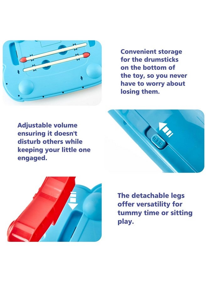 hahaland Baby Musical Toys, 3 In 1 Piano Keyboard Xylophone Drum Set For 1 Year Old Girls Toys, Learning Toys For Toddlers 1-3, Baby Piano 12-18 Months - 1 2 3 4 Year Old Girl Toys Birthday Gift - Image 5