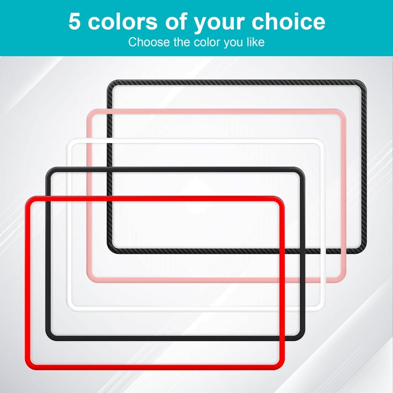 frani Screen Frame Protector Red Designed for Tesla Model 3 (2025-2017), Tesla Model Y (2025-2020),Interior Decor Accessories for Tesla Model Accessories - Image 5