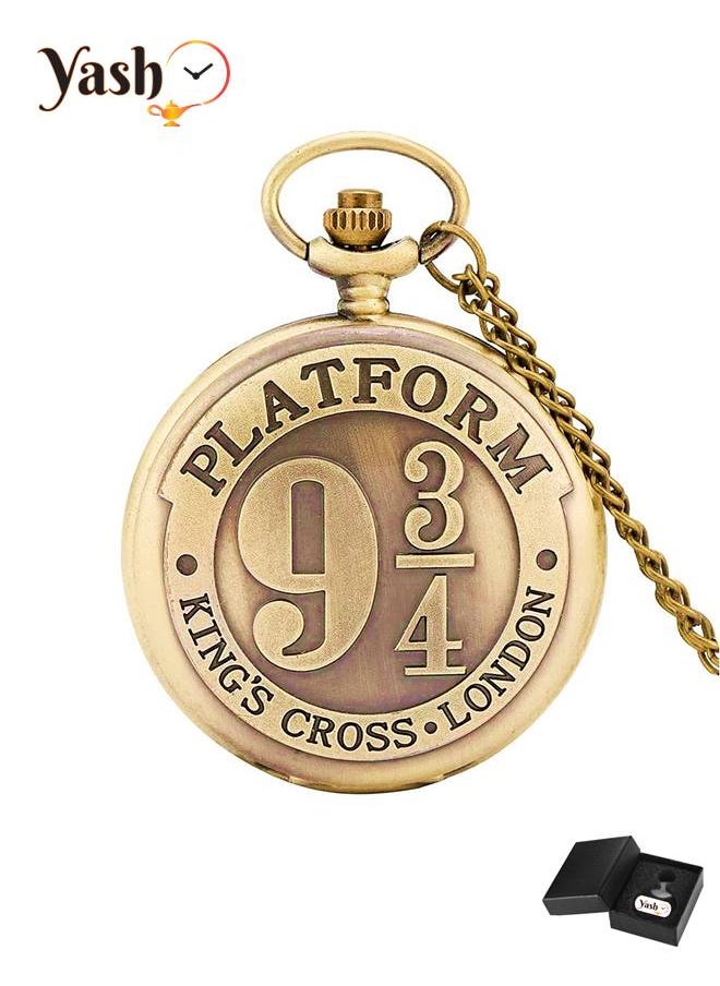 YASH - Yash King Cross London Station Quartz Pocket Watch - Image 1