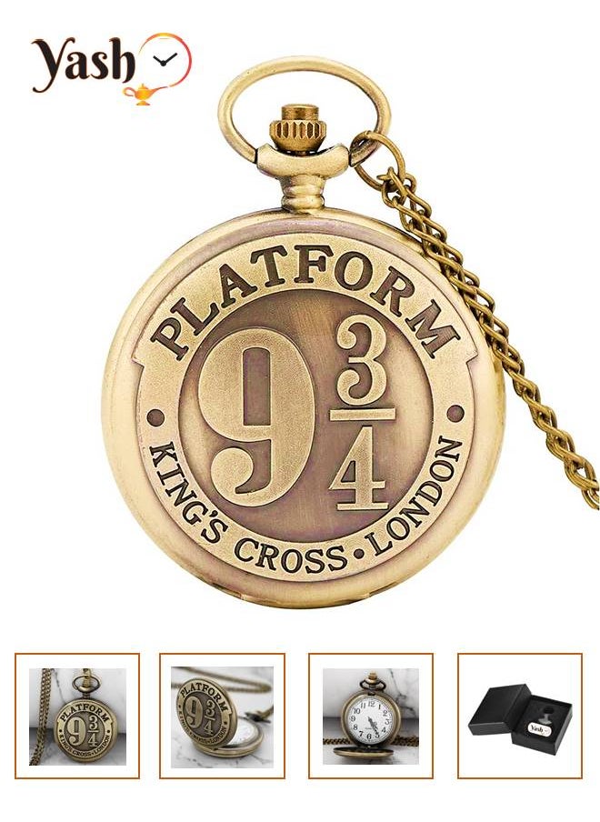 YASH - Yash King Cross London Station Quartz Pocket Watch - Image 1