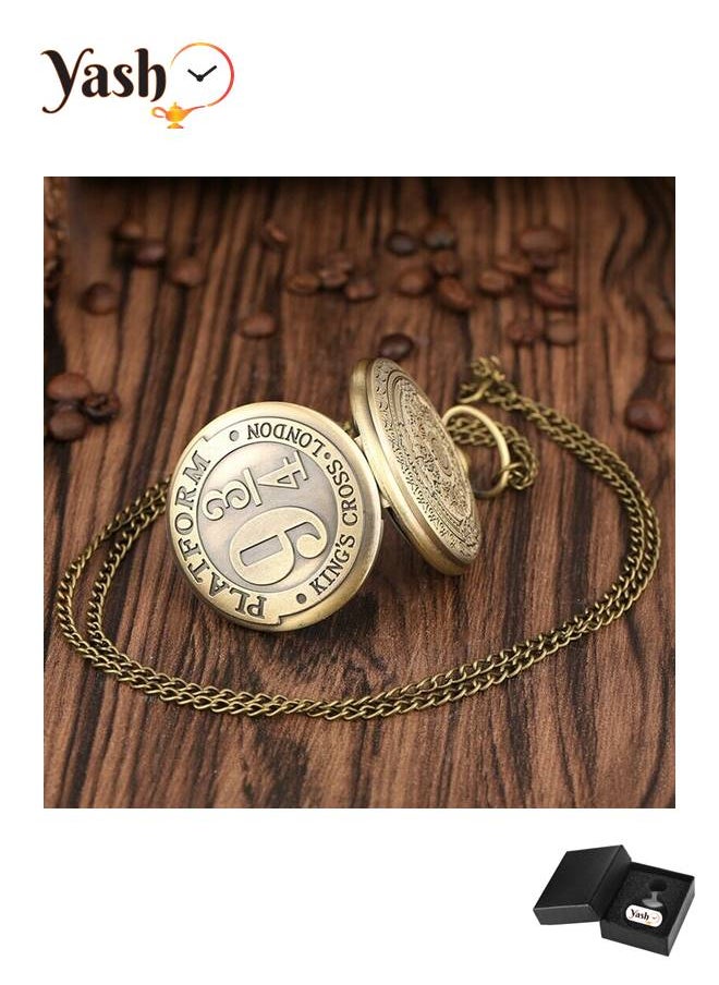 YASH - Yash King Cross London Station Quartz Pocket Watch - Image 1