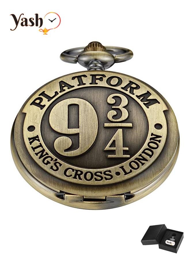 YASH - Yash King Cross London Station Quartz Pocket Watch - Image 1