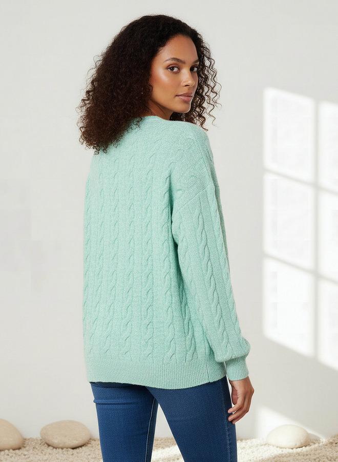 SP Characters Snoopy Embroidered Crew Neck Jumper - Image 3