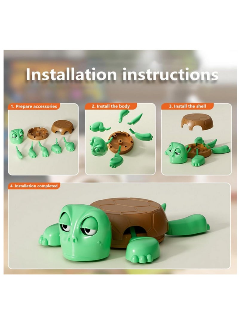 Funny 3D Printed Turtle Coaster with Open Eyes and Hilarious Expression Creative Tea Coffee Mug Mat for Desk Table or Bar Non Slip Drink Coaster for Glass or Cup Cute Home Decor  - Image 5