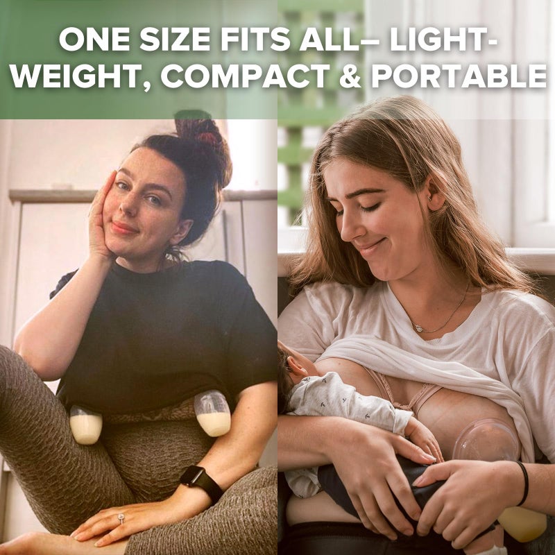 haakaa Manual Breast Pump for Breastfeeding, Silicone, Clear 4oz/100ml - Image 3